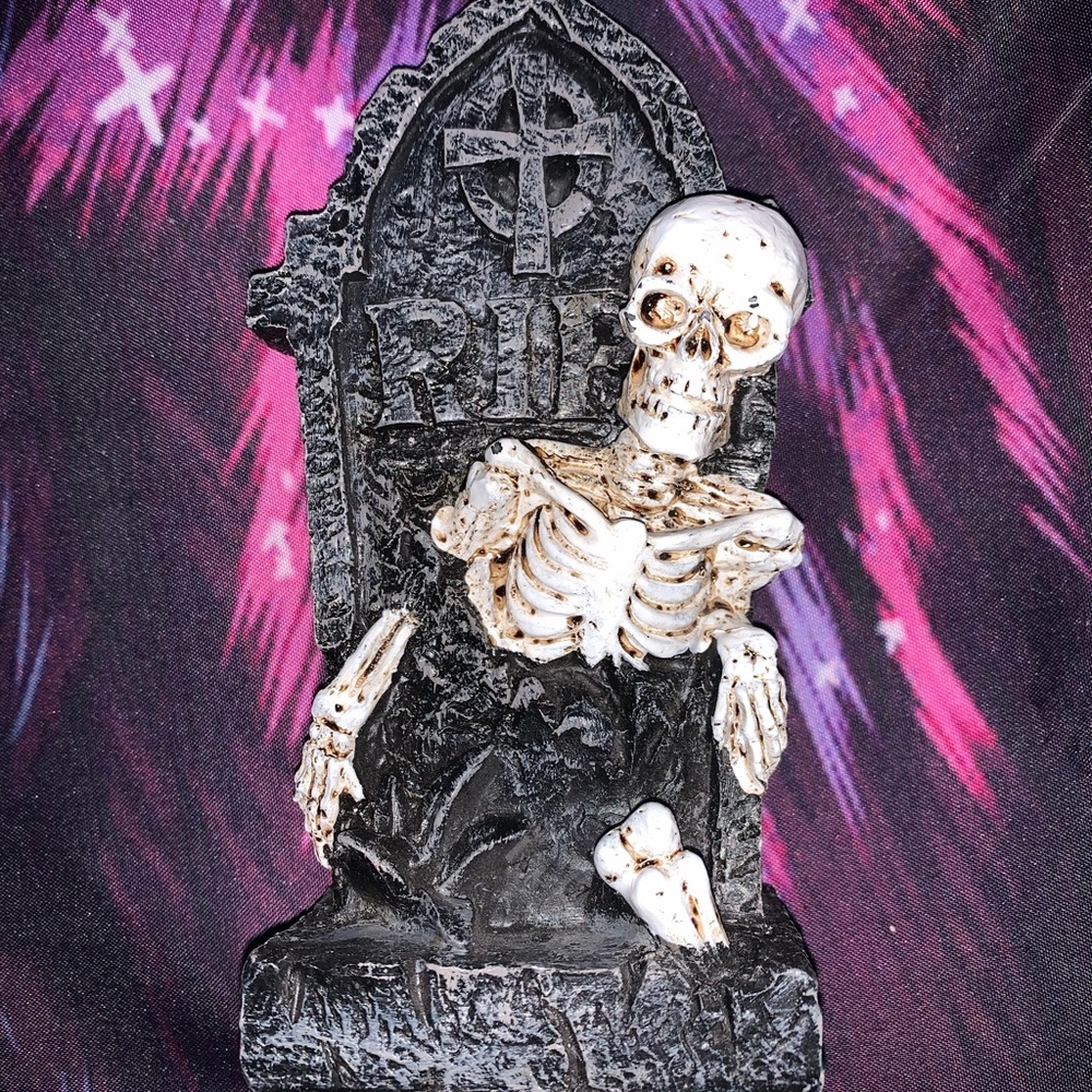 🤑5 for $25  
Halloween Skeleton Tombstone Decor